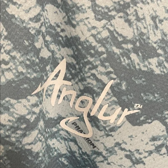 Blue and Gray Women's Fishing Half Zip Top - Picture 2 of 5